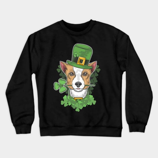 St Patricks Day Dog,Gift For St Patricks Day,St Patricks Day Gift ,Gift For Dog Owners ,Gift For Dog Owner ,Trendy St Patricks ,Best Gift For St Patricks Day ,Saint Patty Day ,Four Leaf Clover ,st patricks day mug ,st patricks day t shirt Crewneck Sweatshirt by hellowearse